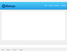 Tablet Screenshot of netsys.com.mx