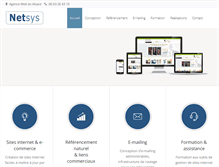 Tablet Screenshot of netsys.fr